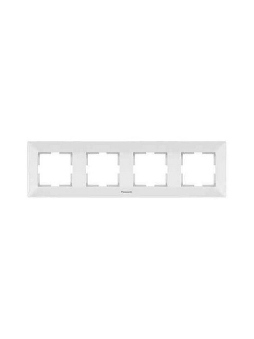 Рамка Panasonic ARKEDIA 4мест. белый 495x660 Рамка Panasonic ARKEDIA 4мест. белый 495x660 в Материке