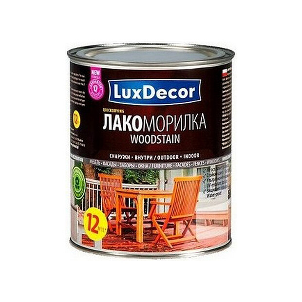 Морилка лаковая LuxDecor Белый 0,75л