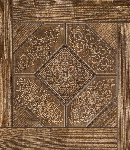 Керамогранит Beryoza Ceramica РУСТИК 41,2х41,2 см 1,7 м2 цвет темный орех 438x503 в Материке - Вариант 2