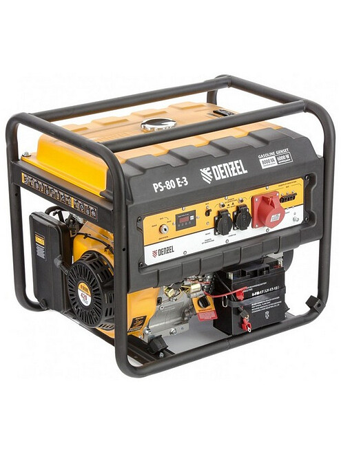 Генератор DENZEL PS 80E-3 6,6кВт 400В 495x660 Генератор DENZEL PS 80E-3 6,6кВт 400В 495x660 в Материке