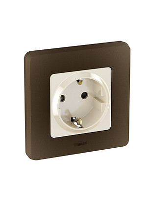 Розетка Legrand INSPIRIA 673731 1мест. с/з шторки сл.кость 238x286 в Материке - Вариант 4