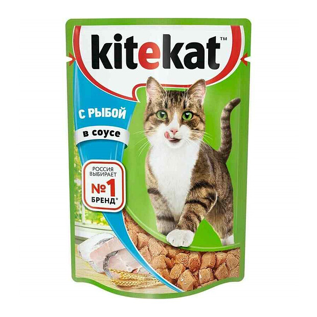 Корм для кошек KITEKAT Рыба в соусе (85г)