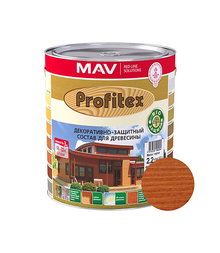 Пропитка Profitex красное дерево, 2,2кг 438x503 в Материке