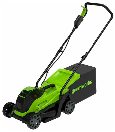 Газонокосилка без аккум. GREENWORKS GD24LM33 24В 33см 438x503 в Материке