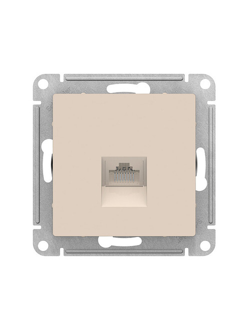 Розетка комп. SE ATLAS Design ATN000283 1мест. беж. 495x660 Розетка комп. SE ATLAS Design ATN000283 1мест. беж. 495x660 в Материке