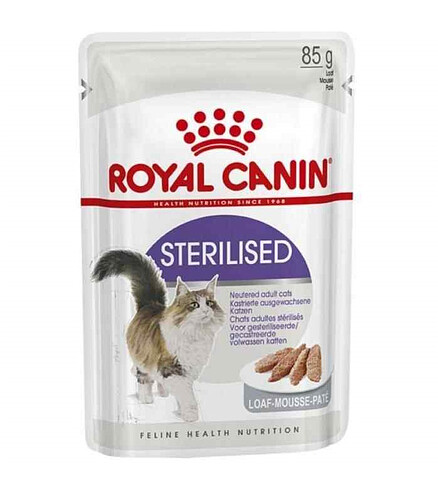 Корм для кошек Royal Canin Sterilized паштет (85г) 438x503 в Материке
