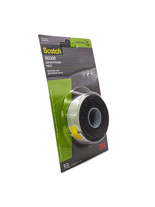 Лента двусторонняя чернаяа Scotch 9536-B 19мм*2м*1,1мм 495x660 Лента двусторонняя чернаяа Scotch 9536-B 19мм*2м*1,1мм 495x660 в Материке