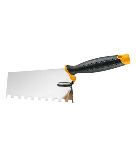 Кельма HARDY 0810-281706 трапец. зубч. 2К 438x503 в Материке