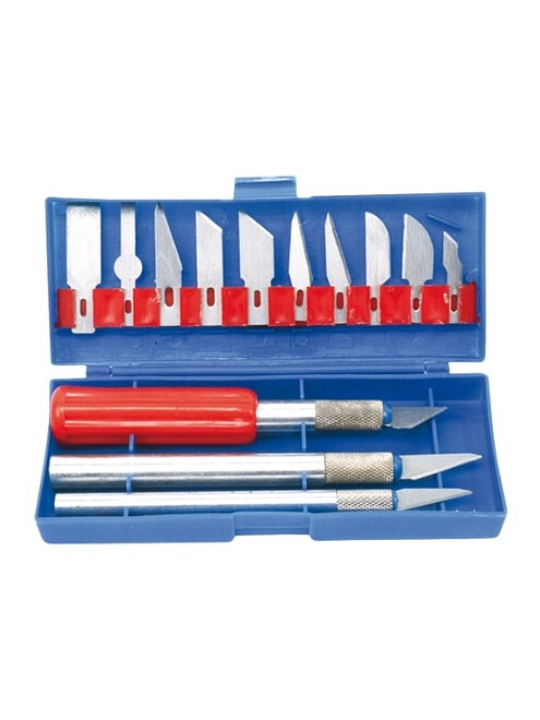 Нож моделиста TOP TOOLS 17B716 16пр/уп. 495x660 Нож моделиста TOP TOOLS 17B716 16пр/уп. 495x660 в Материке