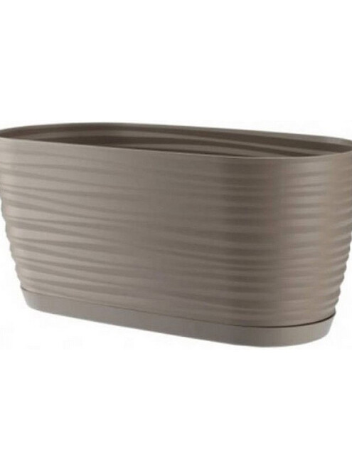 Ящик балконный SAHARA Petit с поддоном (26,7x12,6x11,8см) пластик беж 3110-051 495x660 Ящик балконный SAHARA Petit с поддоном (26,7x12,6x11,8см) пластик беж 3110-051 495x660 в Материке