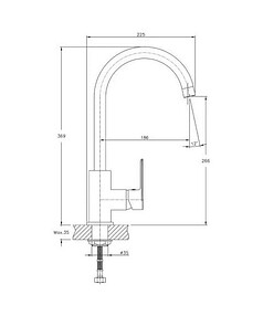 Смеситель HAIBA HB71505 (для кухни)