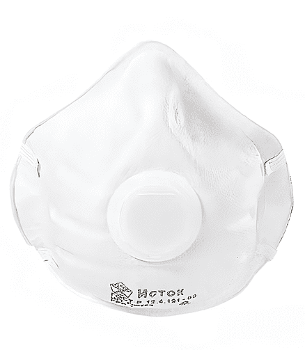 Полумаска ИСТОК 10025 форм. FFP1 с клапаном 438x503 в Материке