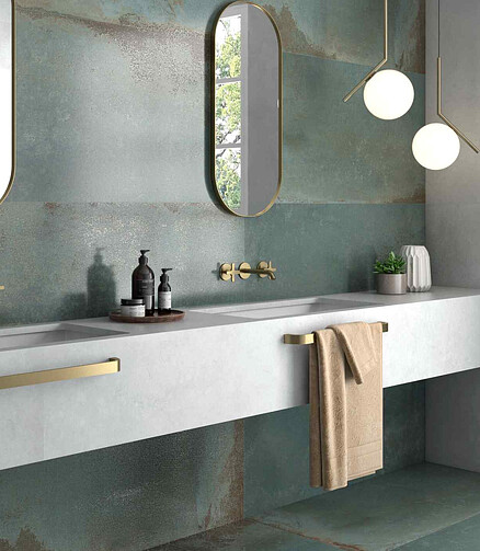 Керамогранит Geotiles GALIO 60х120 см 1,44 м2 цвет turquesa 438x503 в Материке