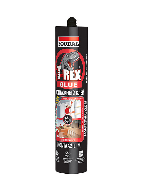 Клей монтажный SOUDAL T-Rex моментальная схватываемость белый, 380г 495x660 Клей монтажный SOUDAL T-Rex моментальная схватываемость белый, 380г 495x660 в Материке