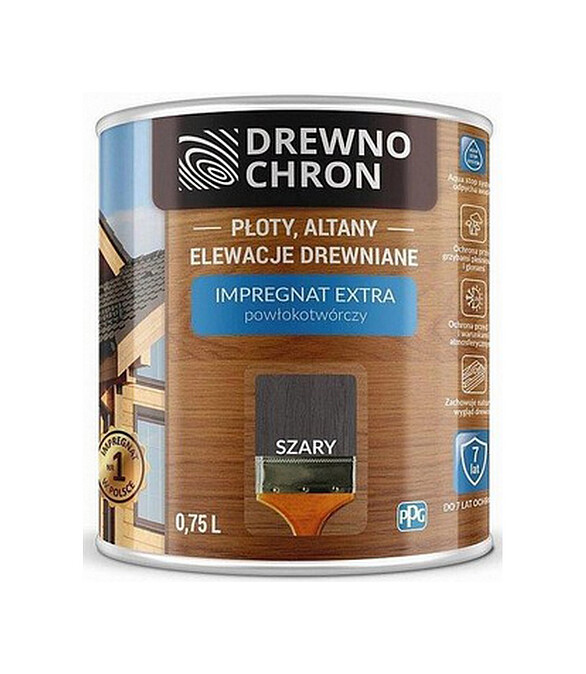 Пропитка DREWNOCHRON IMPREGNAT EXTRA серый, 0,75л 586x674 Пропитка DREWNOCHRON IMPREGNAT EXTRA серый, 0,75л 586x674 в Материке