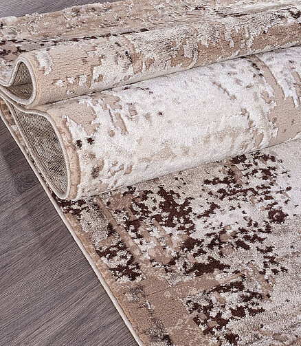 Ковер ARMINA 04047B Dark Brown 240*340 438x503 в Материке - Вариант 2