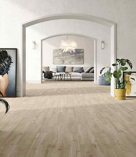Керамогранит Geotiles DIXIE 20х120 см 2,16 м2 цвет almond 438x503 в Материке
