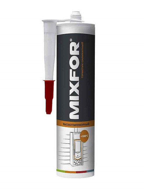 Герметик MIXFOR HiTemp +1500C Sealant жаростойкий черный, 260мл 495x660 Герметик MIXFOR HiTemp +1500C Sealant жаростойкий черный, 260мл 495x660 в Материке