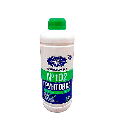 Грунт Тайфун Мастер № 102 концентрат (1:1), 1кг 438x503 в Материке