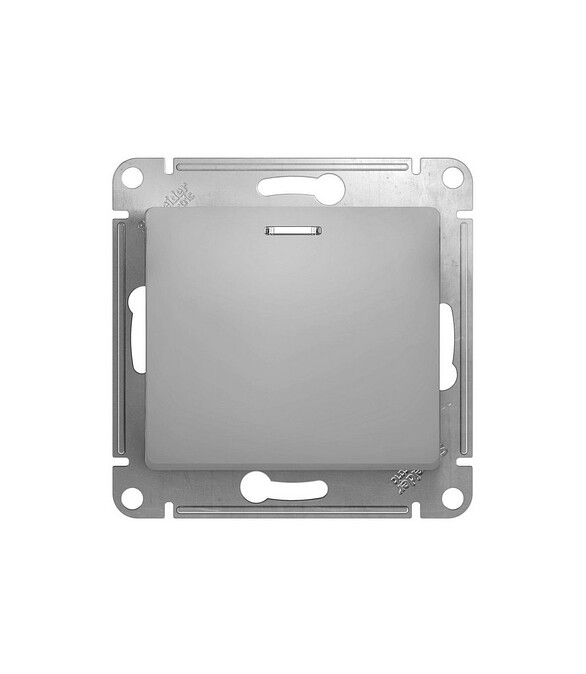 Выключатель SE GLOSSA GSL000313 1кл. подсв. алюмин. 586x674 Выключатель SE GLOSSA GSL000313 1кл. подсв. алюмин. 586x674 в Материке