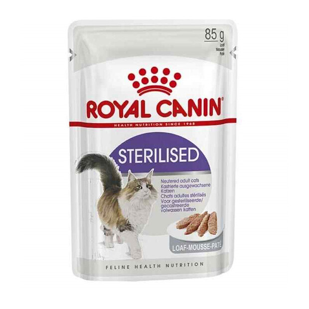 Корм для кошек Royal Canin Sterilized паштет (85г) 620x620 в Материке