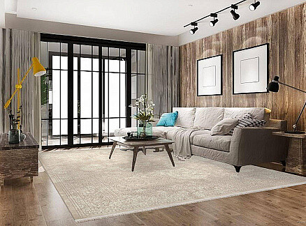 Ковер MIKONOS F568AF Cream/Cream 240*340 438x503 в Материке - Вариант 3