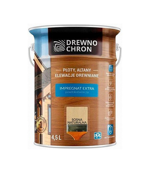 Пропитка DREWNOCHRON IMPREGNAT EXTRA сосна натуральная, 4,5л 586x674 Пропитка DREWNOCHRON IMPREGNAT EXTRA сосна натуральная, 4,5л 586x674 в Материке