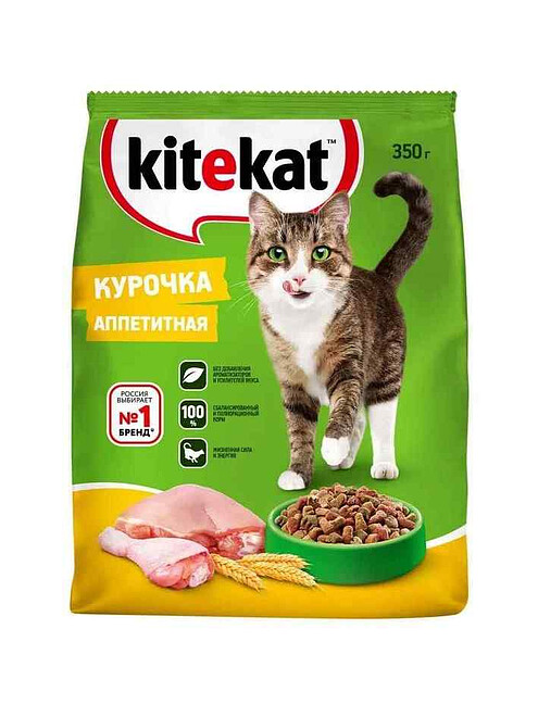 Корм для кошек KITEKAT Аппетитная Курочка (0,35кг) 495x660 Корм для кошек KITEKAT Аппетитная Курочка (0,35кг) 495x660 в Материке