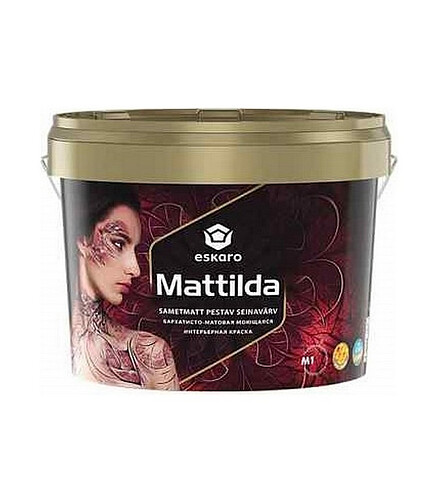 Краска Eskaro Mattilda бархатисто-матовая TR, 2,7л 438x503 в Материке