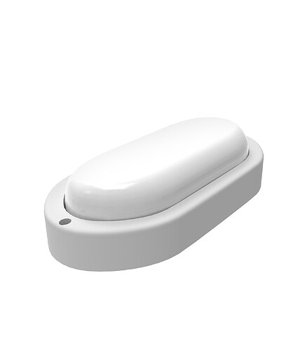 Светильник настенно-потолочный GAUSS LITE овал 15W/6500K/IP65 438x503 в Материке