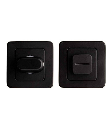 Завертка WC сантехническая Code Deco WC-2207-BLM, черный матовый 438x503 в Материке