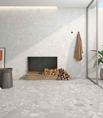Керамогранит Geotiles COLORADO 60х60 см 1,44 м2 цвет perla 438x503 в Материке