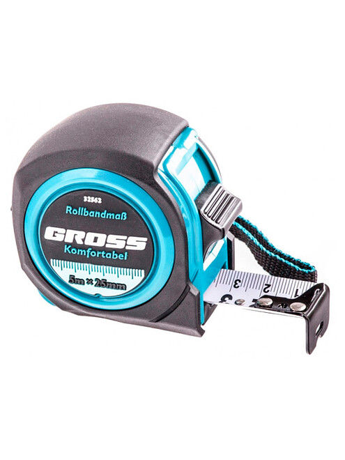 Рулетка GROSS Komfortabel 5м*25мм 495x660 Рулетка GROSS Komfortabel 5м*25мм 495x660 в Материке