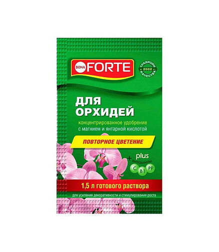Удобрение BONA FORTE КРАСОТА для орхидей (10мл) 438x503 в Материке