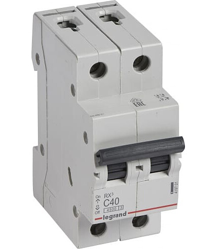 Выключатель автоматический LEGRAND RX3 2П 40A 438x503 в Материке - Вариант 2