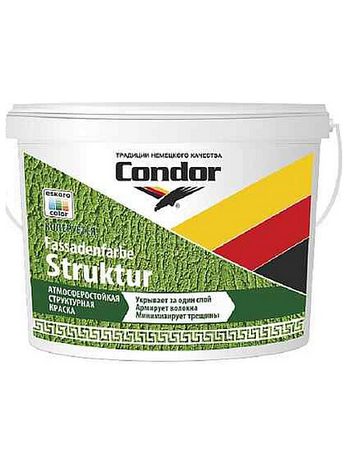 Краска Condor Fassadenfarbe-Struktur 0.2-0.5, 15кг 495x660 Краска Condor Fassadenfarbe-Struktur 0.2-0.5, 15кг 495x660 в Материке