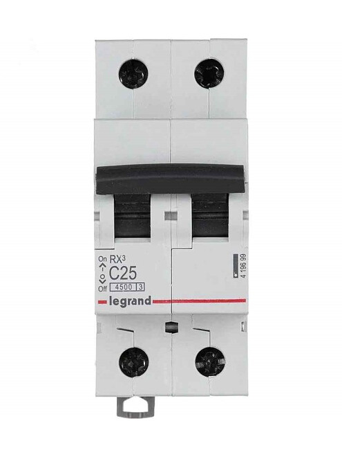 Выключатель автоматический LEGRAND RX3 2П 25A 495x660 Выключатель автоматический LEGRAND RX3 2П 25A 495x660 в Материке