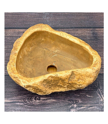 Горшок САД КАМНЕЙ Арарат с поддоном (20x17x8см) керамика светло-бежевый 492091 438x503 в Материке - Вариант 2