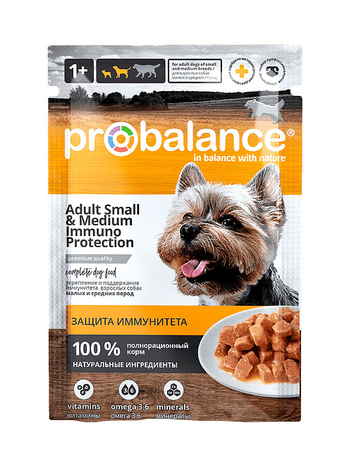 Корм для собак ProBalance Adult Small&Medium (85г) 495x660 Корм для собак ProBalance Adult Small&Medium (85г) 495x660 в Материке