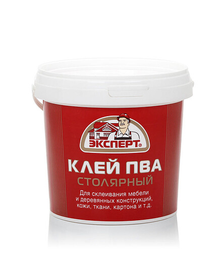 Клей ПВА ЭКСПЕРТ -30С столярный, 0,9кг 438x503 в Материке