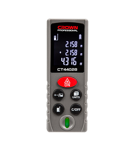 Дальномер лазерный CROWN CT44028 40м 438x503 в Материке