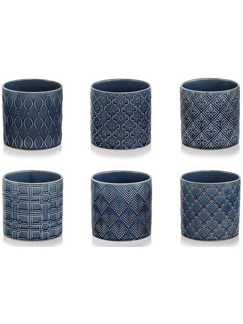 Горшок VINTAGE (16х15см) керамика синий арт.07.104.16 495x660 Горшок VINTAGE (16х15см) керамика синий арт.07.104.16 495x660 в Материке