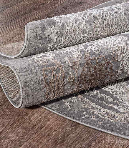 Ковер ARMINA 03801A Grey/Brown 200*290, овал 438x503 в Материке - Вариант 2