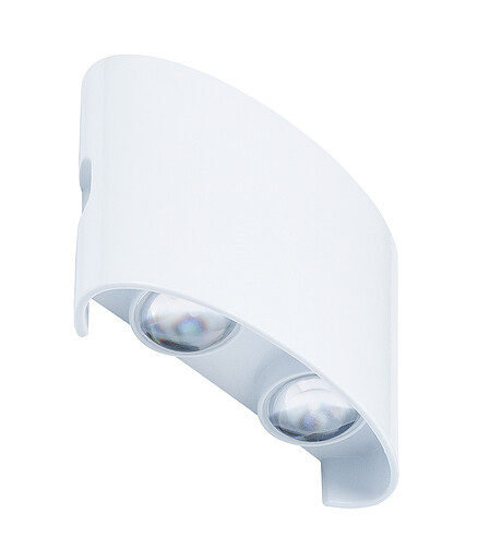 Светильник настенный Imex IL.0014.0001-4 WH 1W/4200K/IP54 бел. 438x503 в Материке