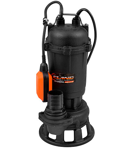 Насос дренажно-фекальный ELAND EPS-2500 PRO 2500Вт 350л/мин с измельч. 438x503 в Материке