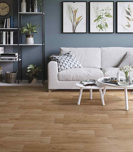 Керамогранит Cersanit MAPLEWOOD 18,5х59,8 см 1,216 м2 цвет коричневый 438x503 в Материке
