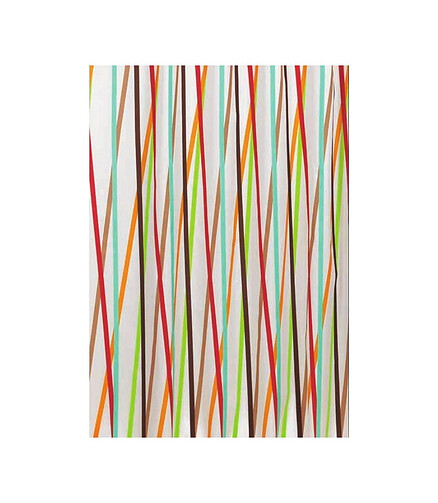 Штора для ванной комнаты JACKLINE STRIPE 180х200см без колец, 100% полиэстер 438x503 в Материке