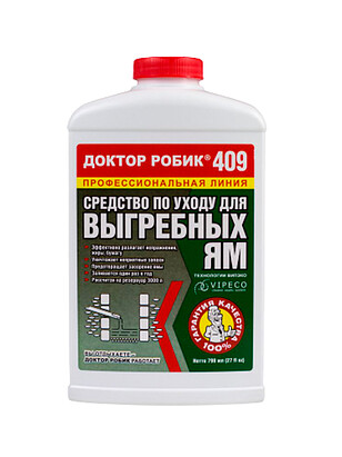 Средство для выгребных ям 409 (798мл), Доктор Робик 238x286 в Материке