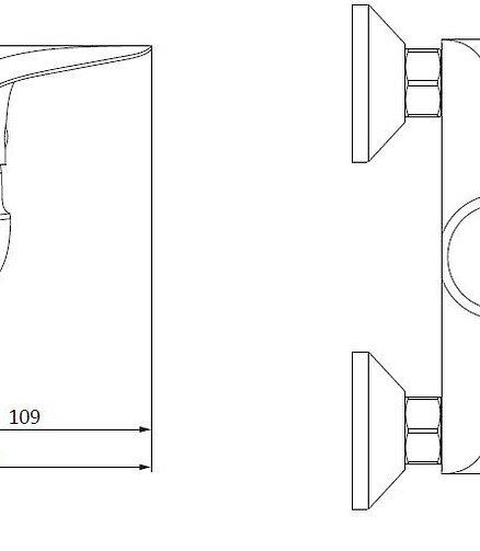 Смеситель PALACE BIT 312000000 (для душа) без душ.комплекта 438x503 в Материке - Вариант 2