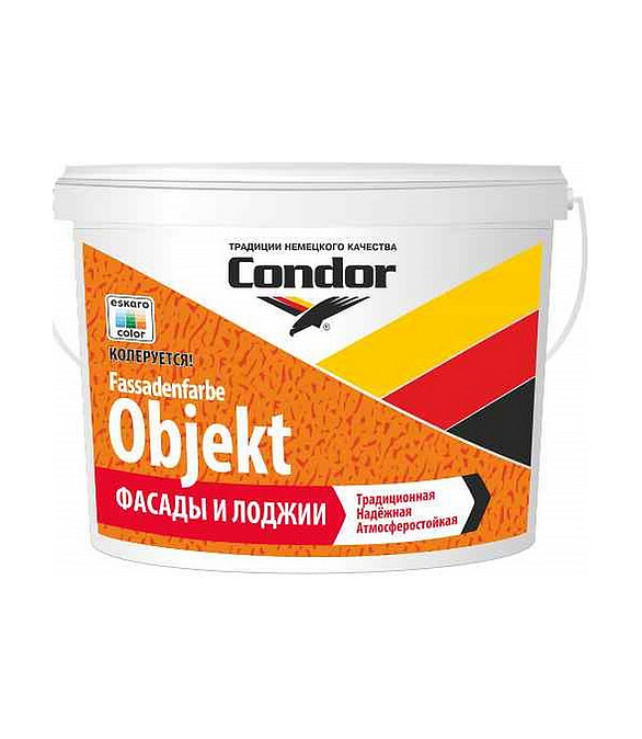 Краска Condor Fassadenfarbe-Objekt, 15кг 586x674 в Материке
